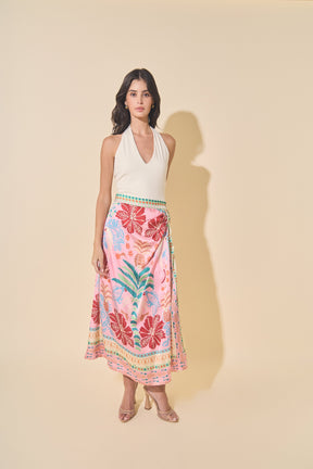 Printed Maxi Skirt