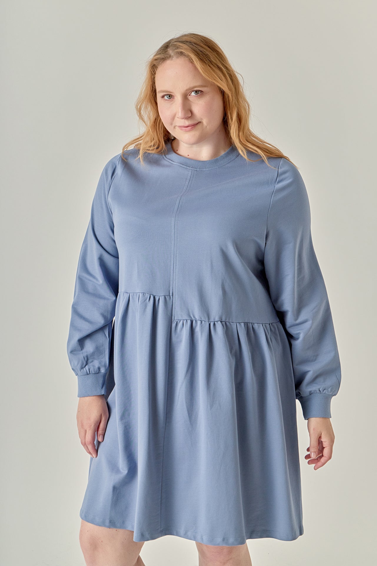 ENGLISH FACTORY - Knit Unbalanced Seam Dress - DRESSES available at Objectrare