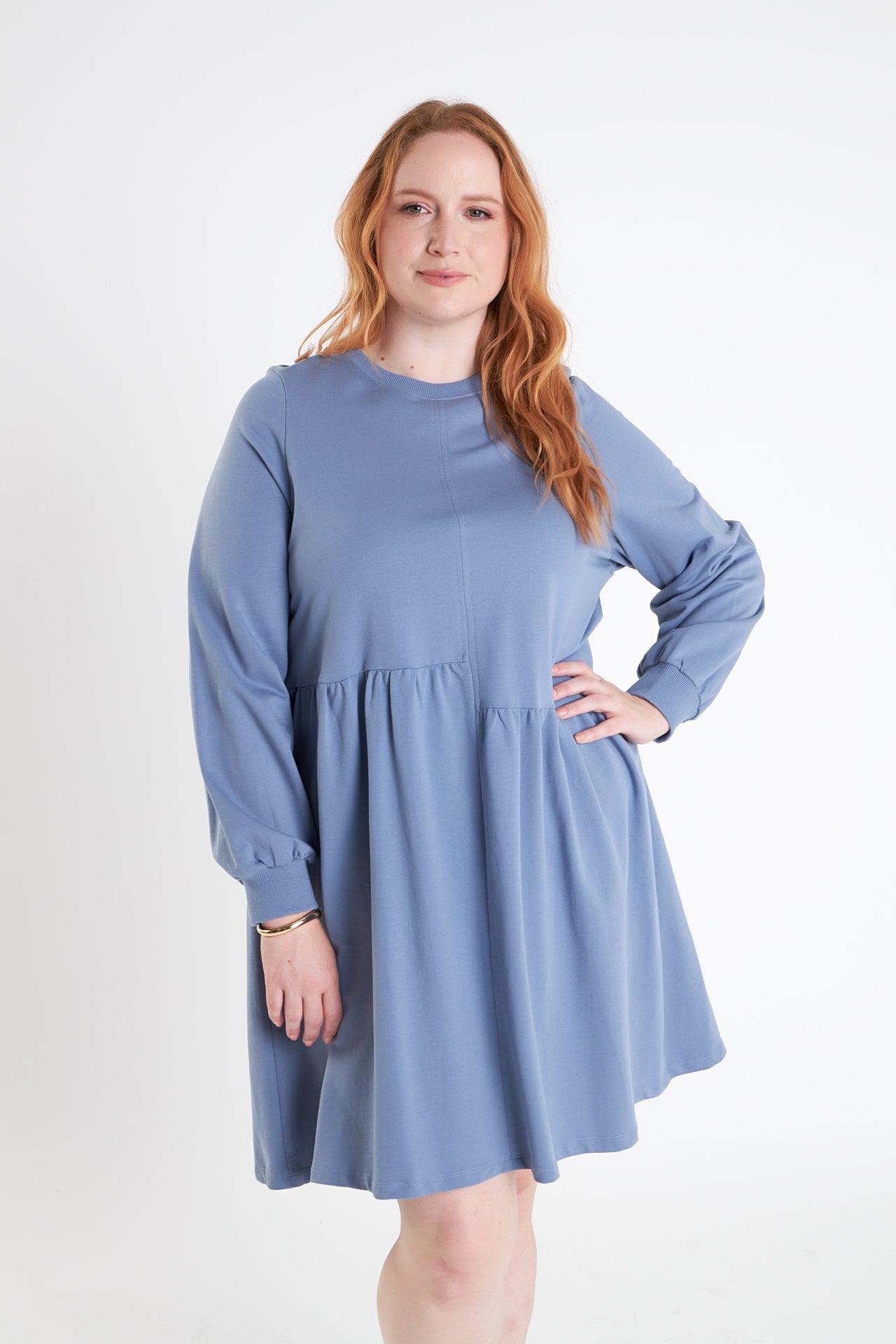 ENGLISH FACTORY - Knit Unbalanced Seam Dress - DRESSES available at Objectrare