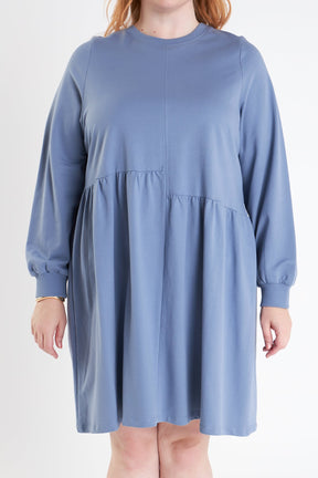 ENGLISH FACTORY - Knit Unbalanced Seam Dress - DRESSES available at Objectrare