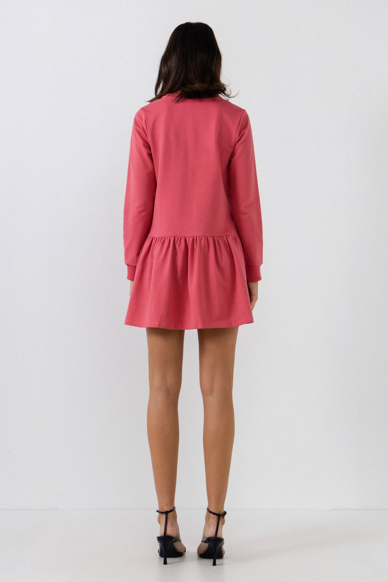 ENGLISH FACTORY - Knit Unbalanced Seam Dress - DRESSES available at Objectrare