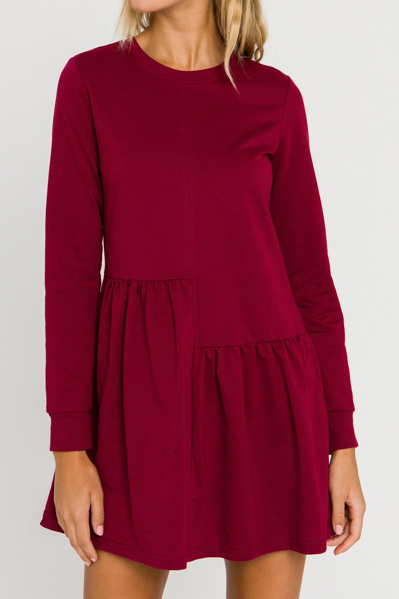 ENGLISH FACTORY - Knit Unbalanced Seam Dress - DRESSES available at Objectrare
