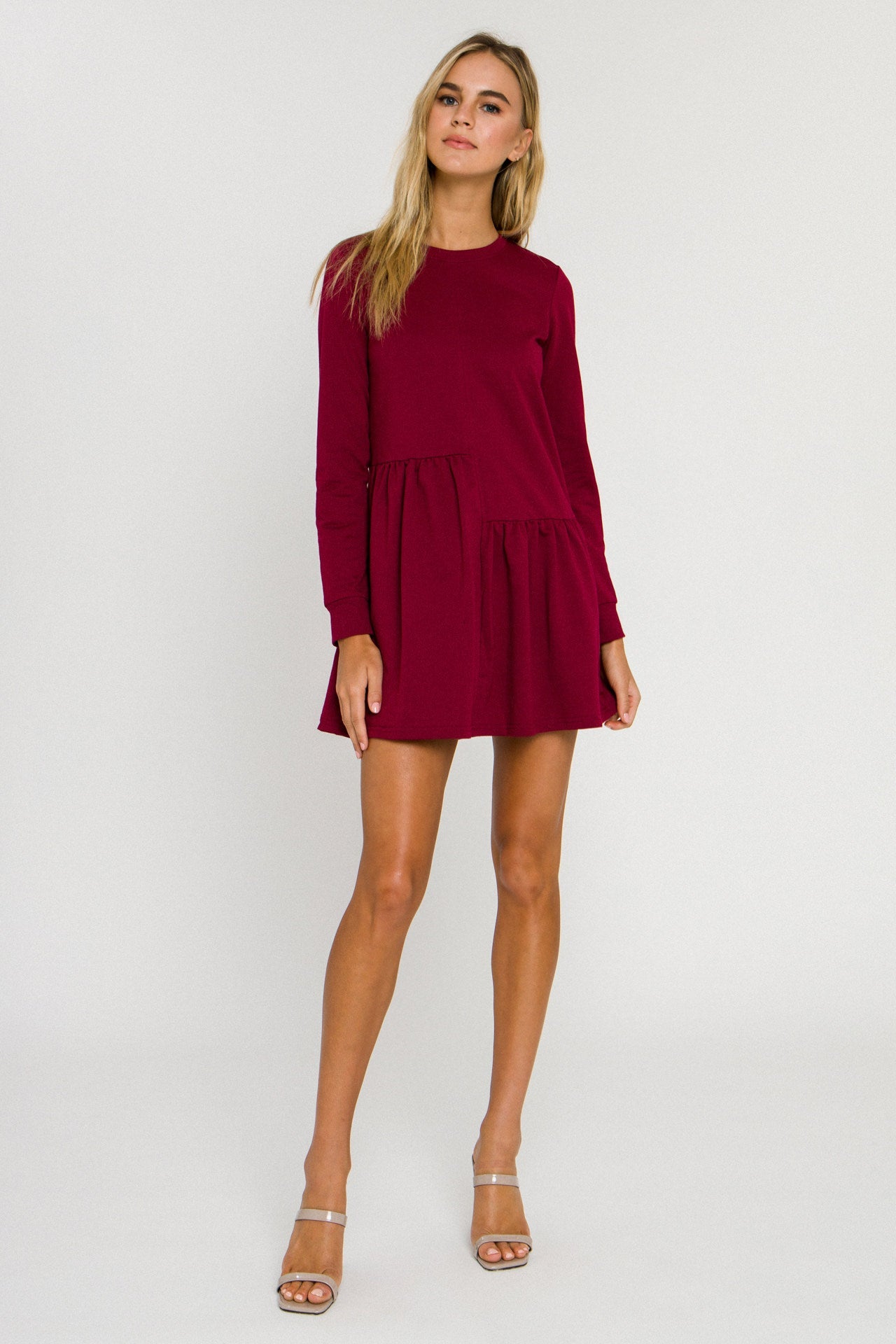 ENGLISH FACTORY - Knit Unbalanced Seam Dress - DRESSES available at Objectrare