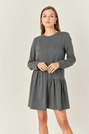 English Factory - Knit Unbalanced Seam Dress