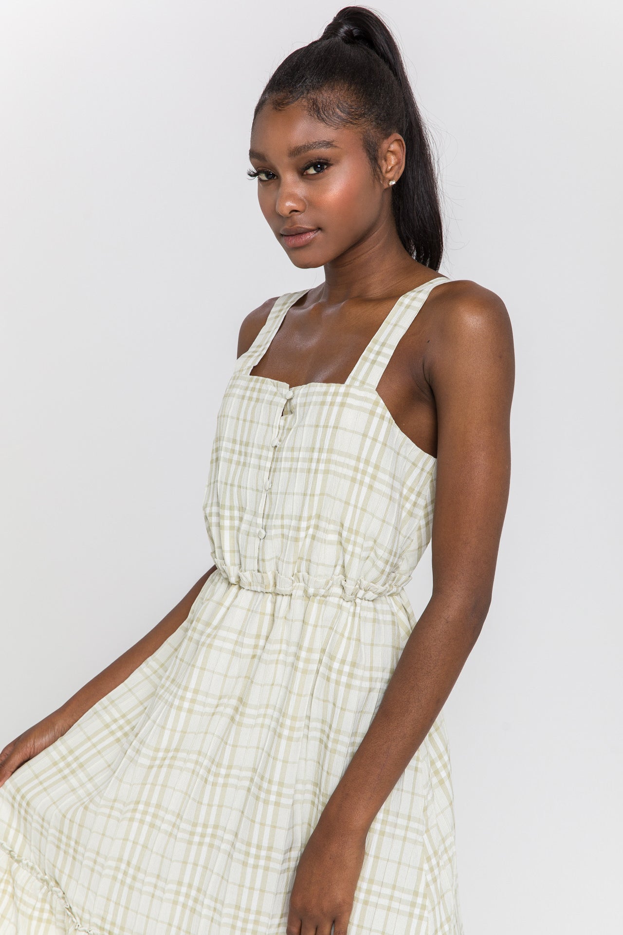 ENGLISH FACTORY - Sleeveless Midi Dress - DRESSES available at Objectrare