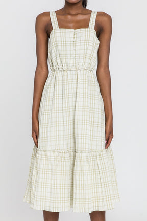 ENGLISH FACTORY - Sleeveless Midi Dress - DRESSES available at Objectrare