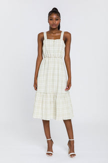ENGLISH FACTORY - Sleeveless Midi Dress - DRESSES available at Objectrare