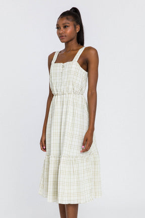 ENGLISH FACTORY - Sleeveless Midi Dress - DRESSES available at Objectrare
