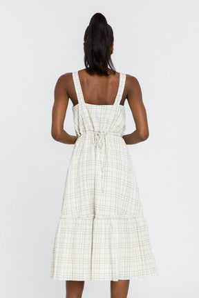 ENGLISH FACTORY - Sleeveless Midi Dress - DRESSES available at Objectrare