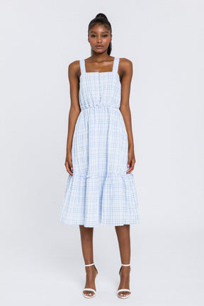 ENGLISH FACTORY - Sleeveless Midi Dress - DRESSES available at Objectrare
