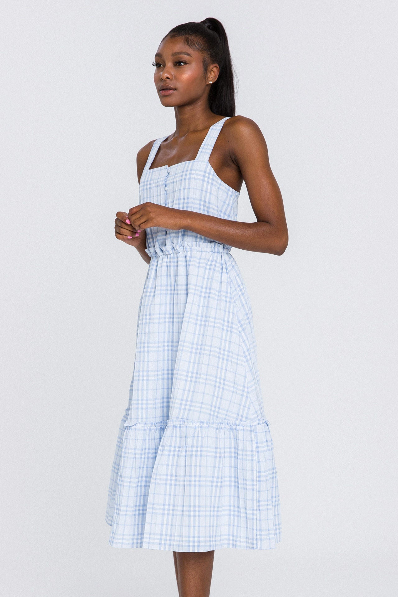 ENGLISH FACTORY - Sleeveless Midi Dress - DRESSES available at Objectrare