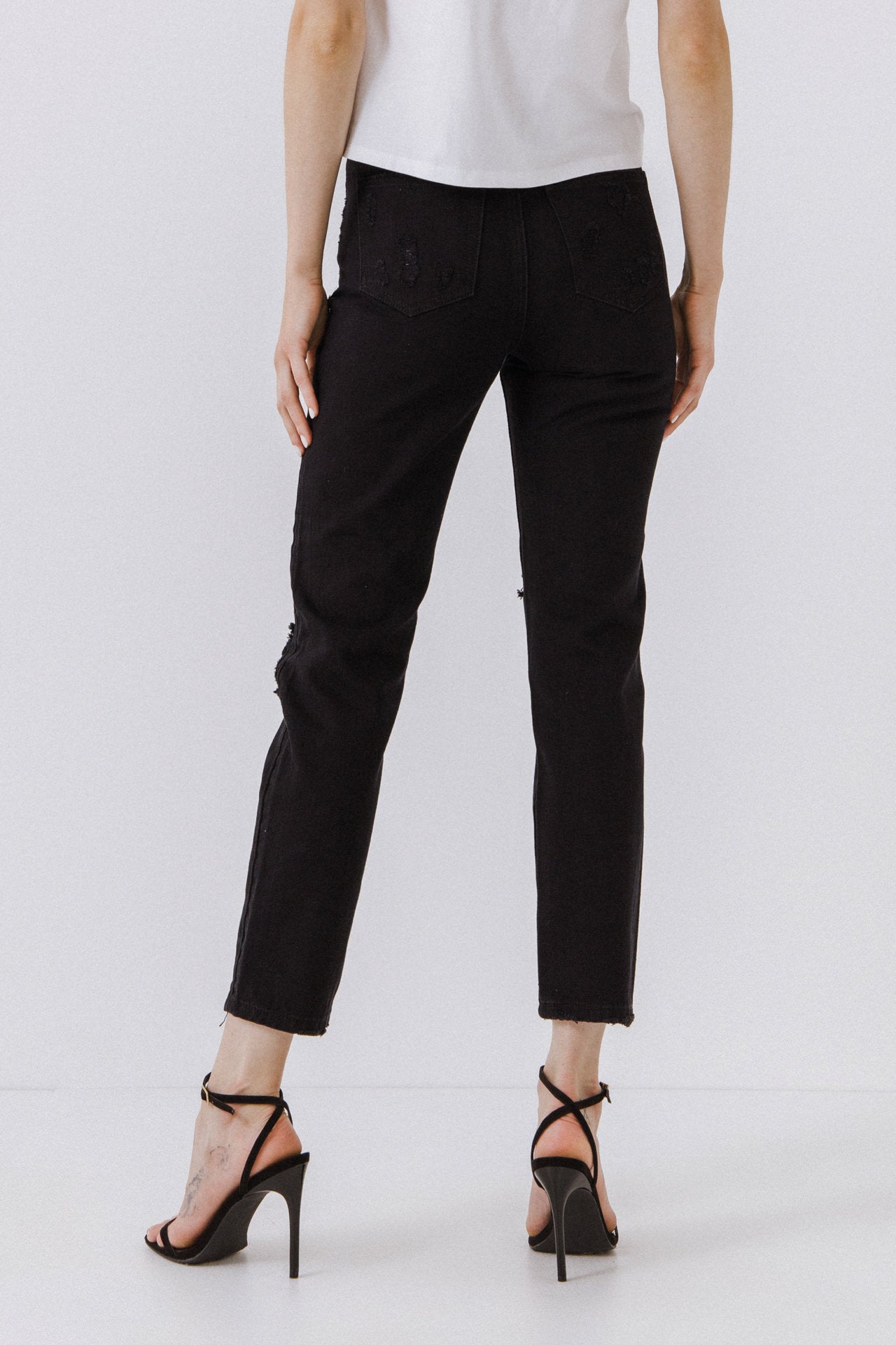 ENDLESS ROSE - Destroyed Jeans - JEANS available at Objectrare