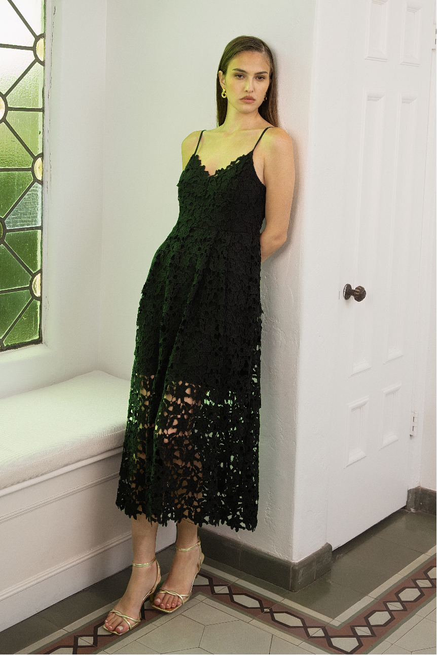 Lace Midi Dress