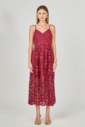 Lace Midi Dress