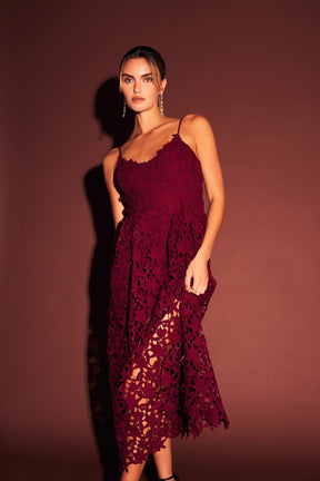 Lace Midi Dress