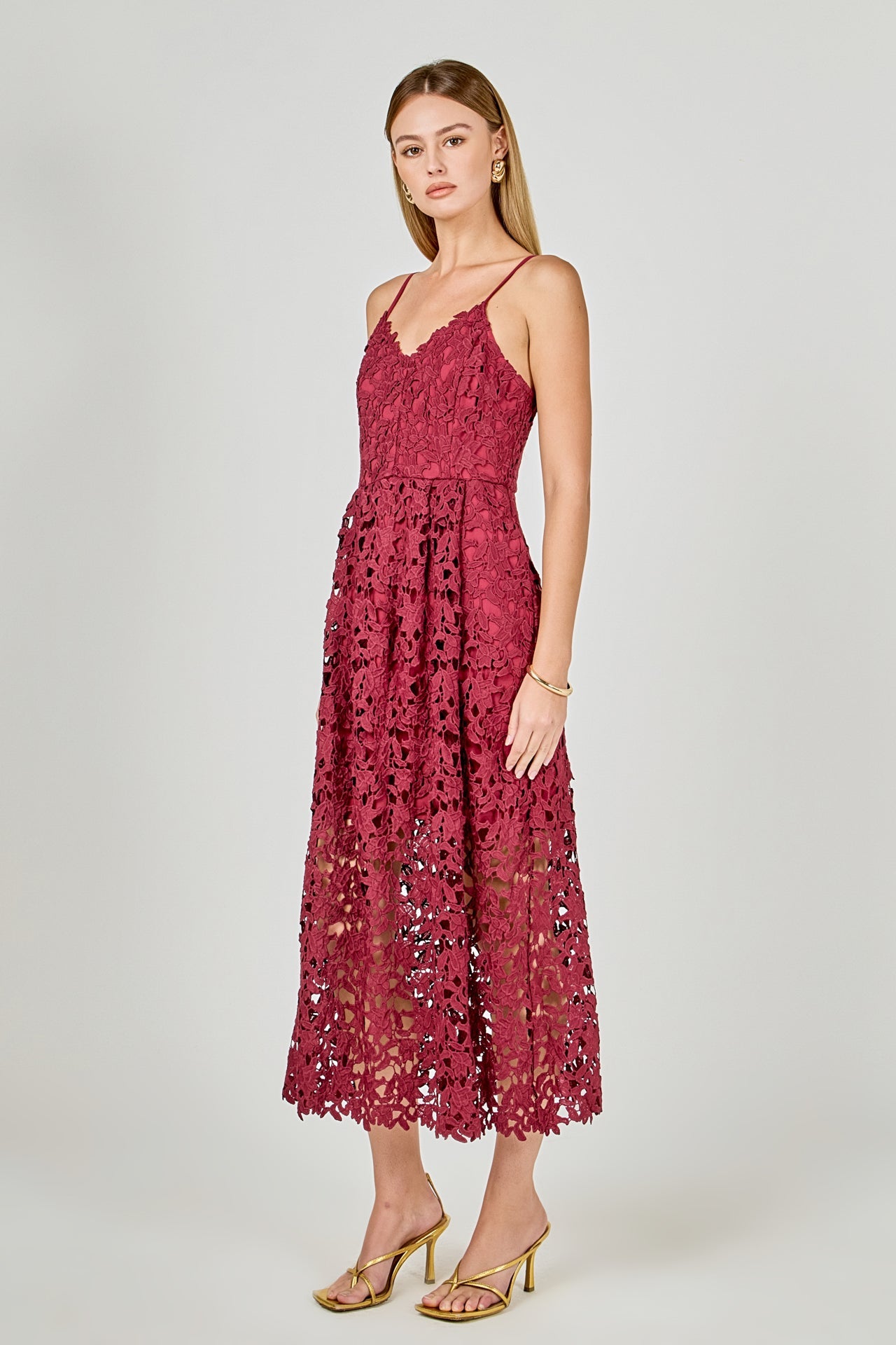 Lace Midi Dress