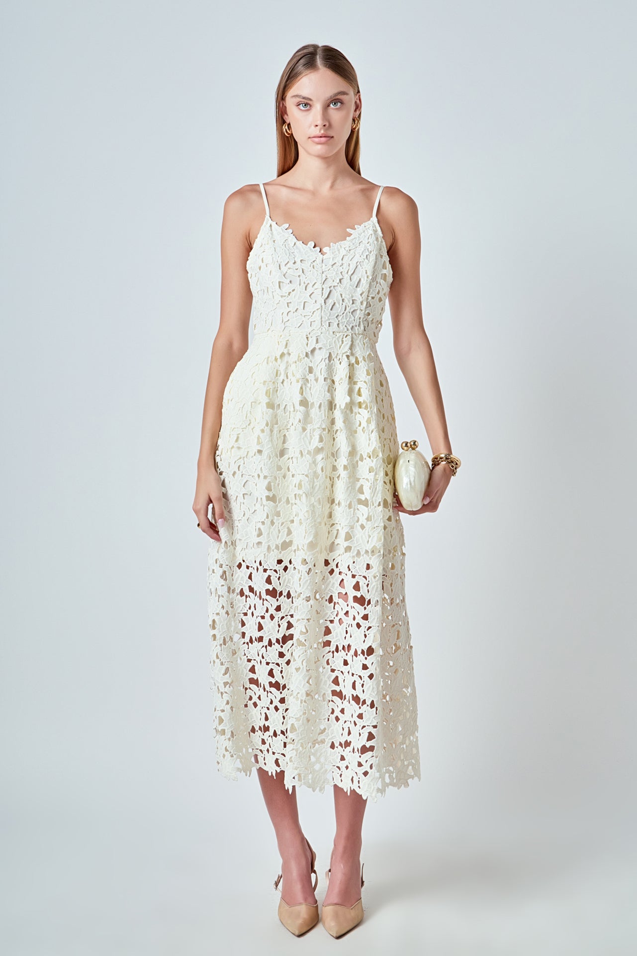 Lace Midi Dress