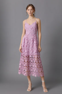 ENDLESS ROSE - Endless Rose - Lace Midi Dress - DRESSES available at Objectrare