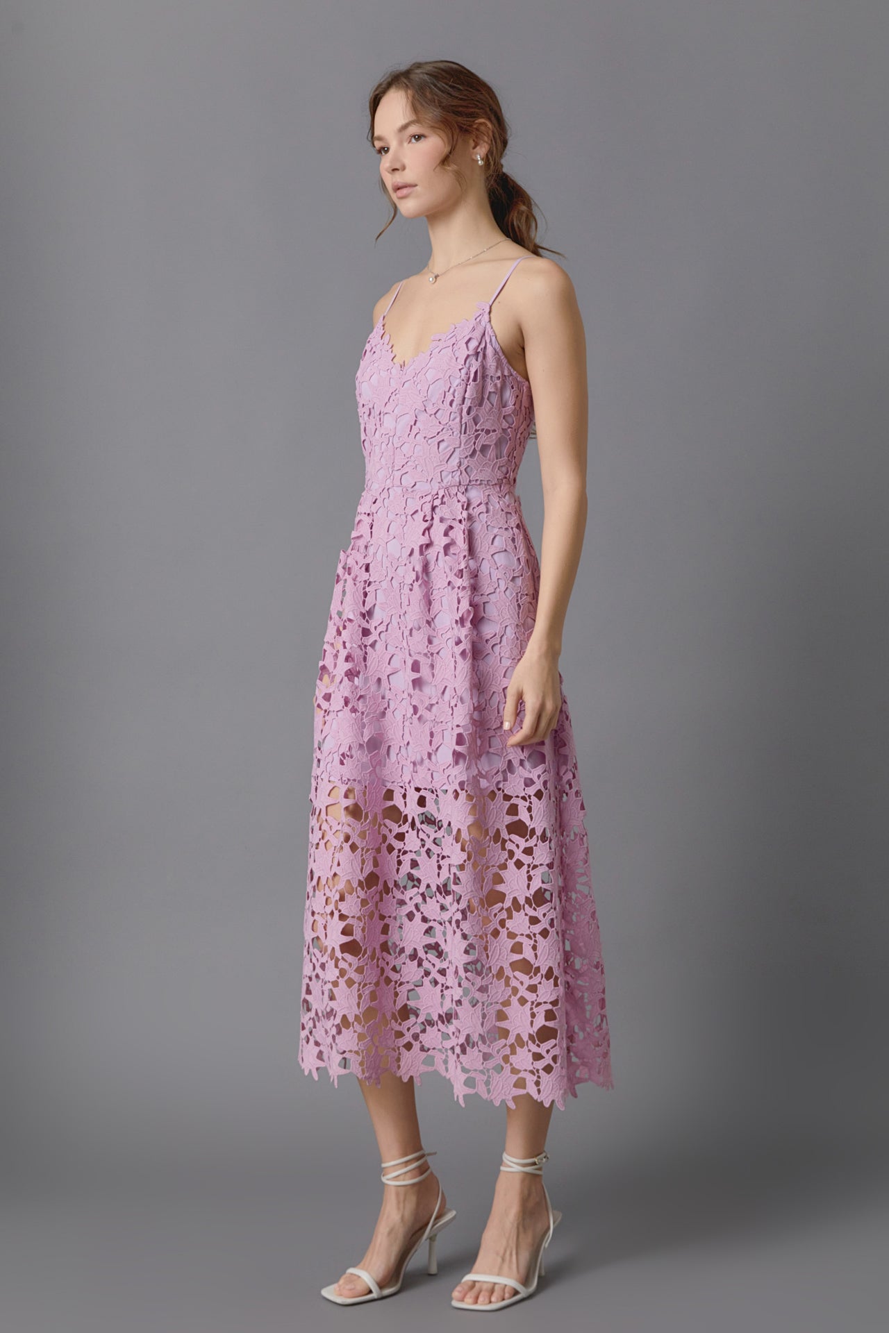 ENDLESS ROSE - Endless Rose - Lace Midi Dress - DRESSES available at Objectrare