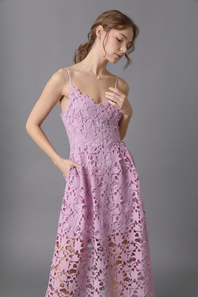 ENDLESS ROSE - Endless Rose - Lace Midi Dress - DRESSES available at Objectrare