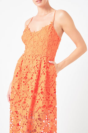 Lace Midi Dress