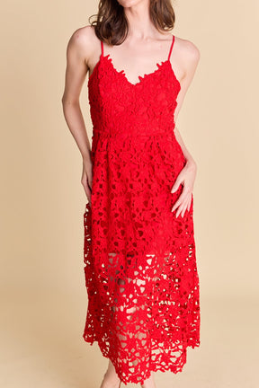 Lace Midi Dress
