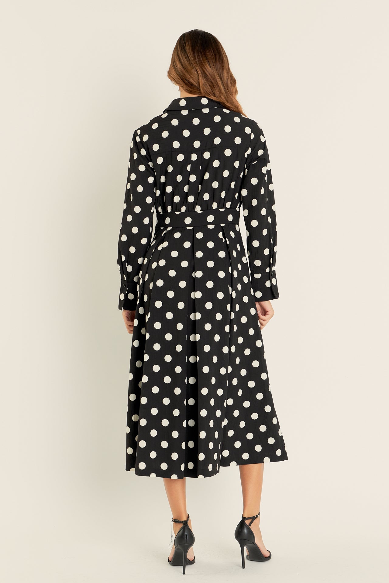 ENGLISH FACTORY - Polka Dot Shirt Dress - SHIRTS & BLOUSES available at Objectrare