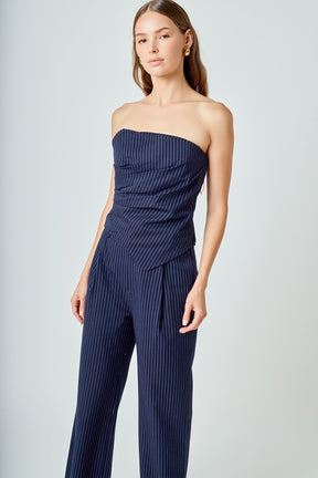 ENDLESS ROSE - High Waisted Wide Trousers - BOTTOMS available at Objectrare