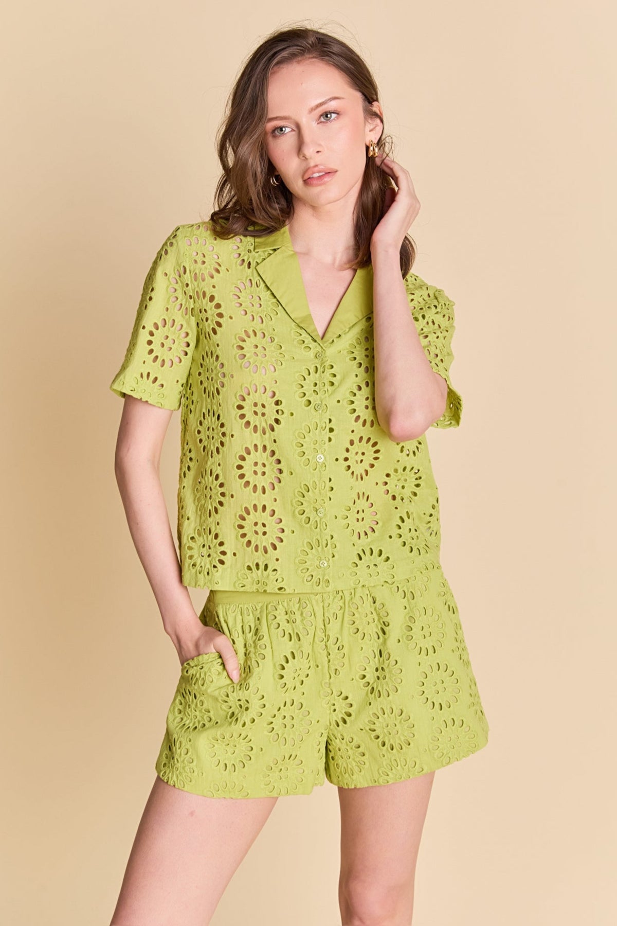 ENGLISH FACTORY - Embroidered Cotton Camp Shirt - SHIRTS & BLOUSES available at Objectrare