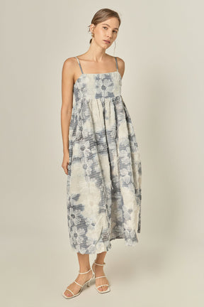 ENGLISH FACTORY - Floral Embroidery Sleeveless Midi Dress - DRESSES available at Objectrare