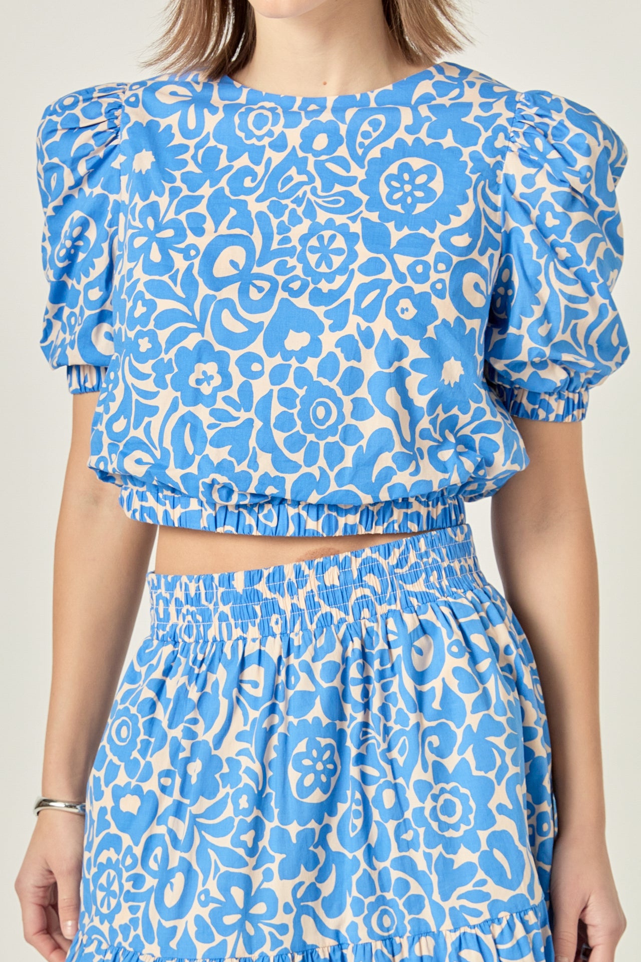 ENGLISH FACTORY - Printed elastic top - TOPS available at Objectrare