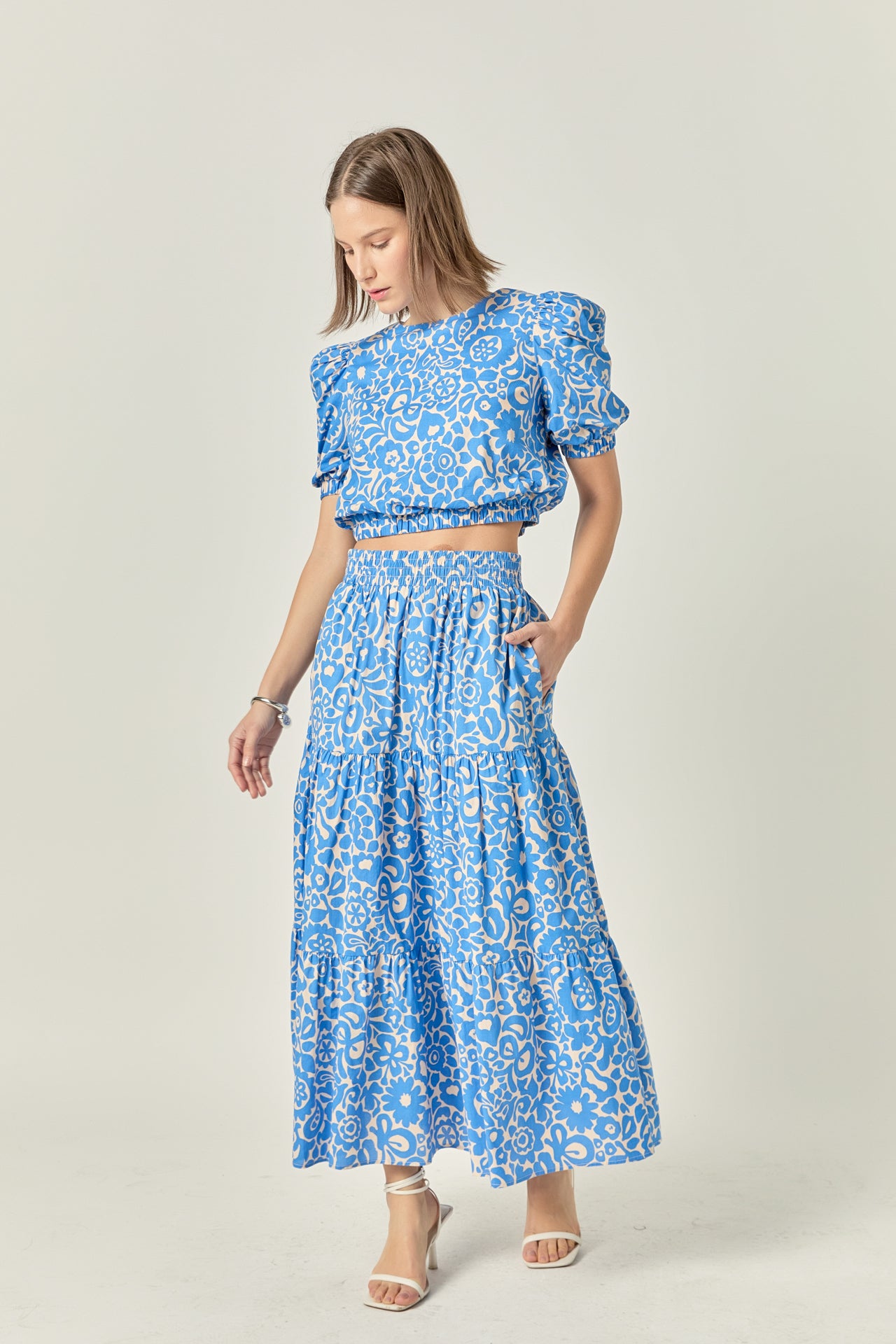 ENGLISH FACTORY - Printed elastic top - TOPS available at Objectrare