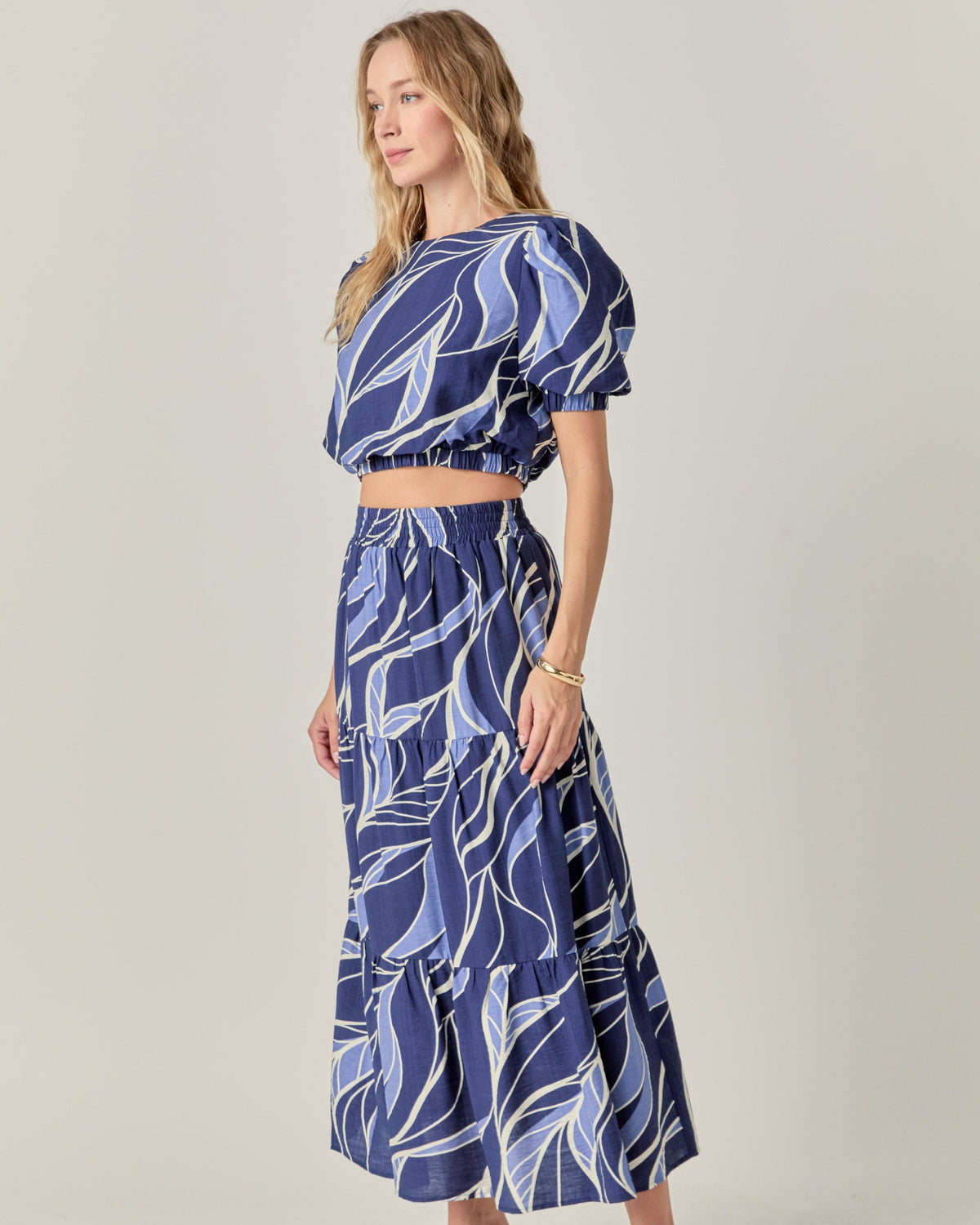 Printed Maxi Skirt