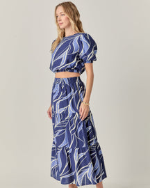 ENGLISH FACTORY - Printed Maxi Skirt - SKIRTS available at Objectrare