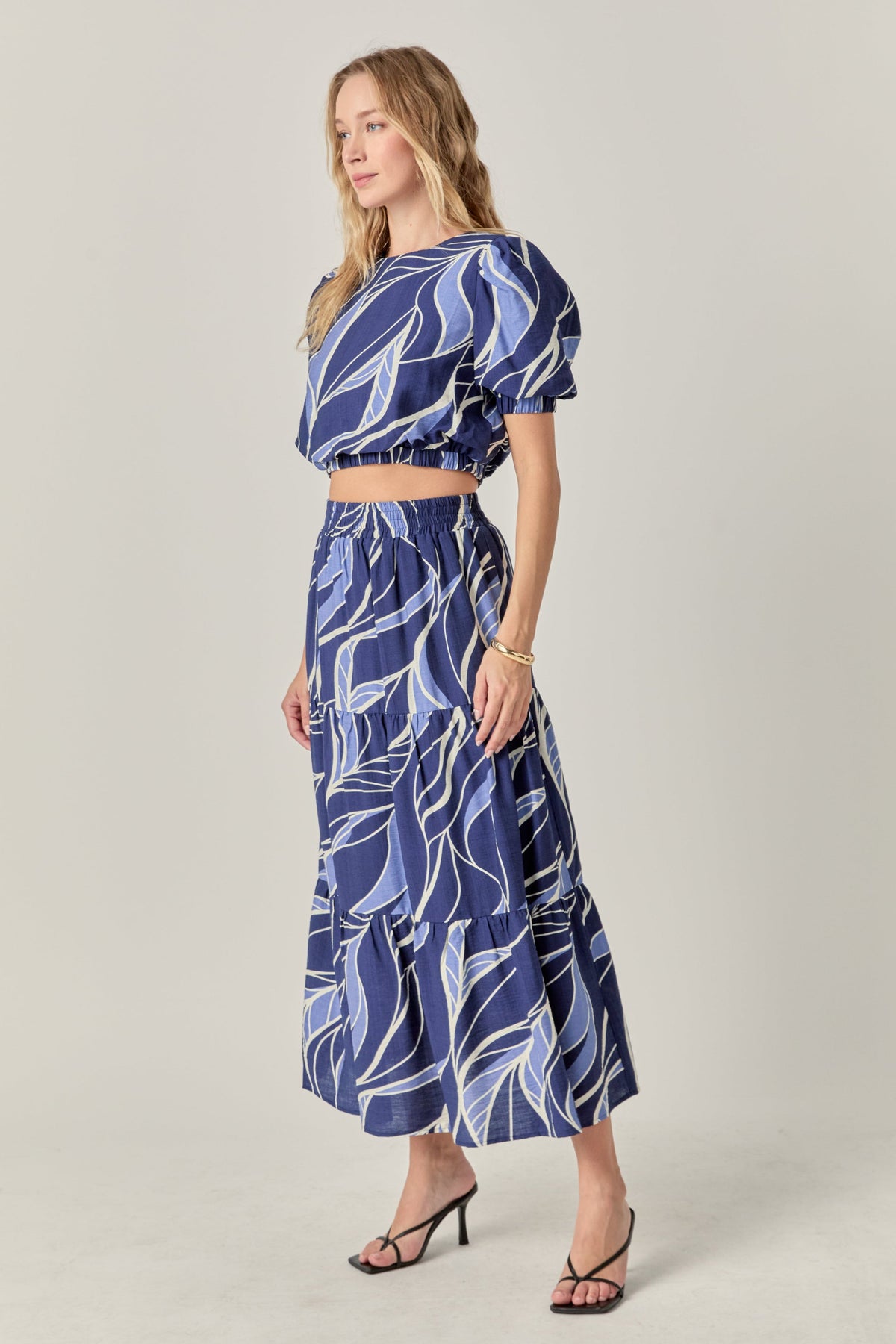 Printed Maxi Skirt