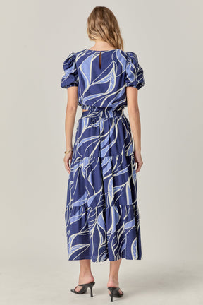 ENGLISH FACTORY - Printed Maxi Skirt - SKIRTS available at Objectrare