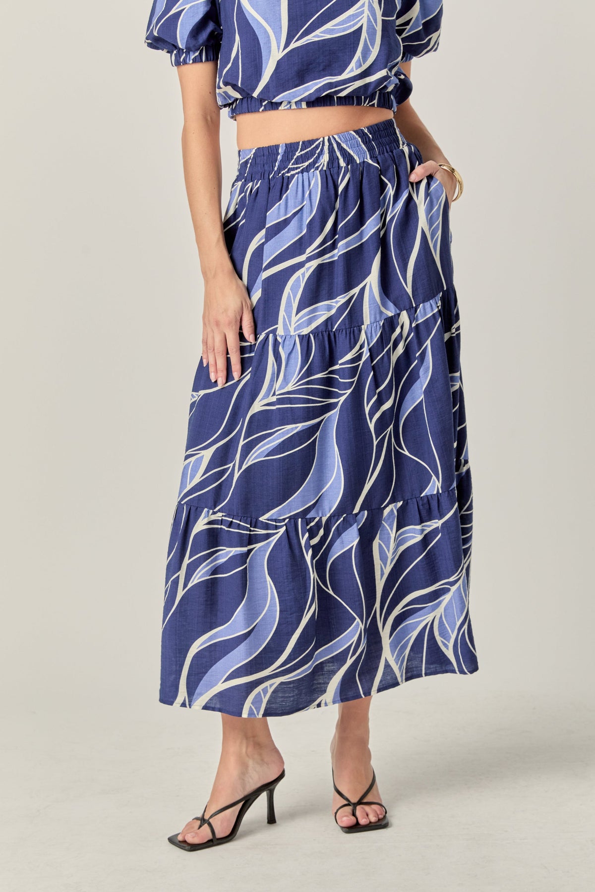 Printed Maxi Skirt