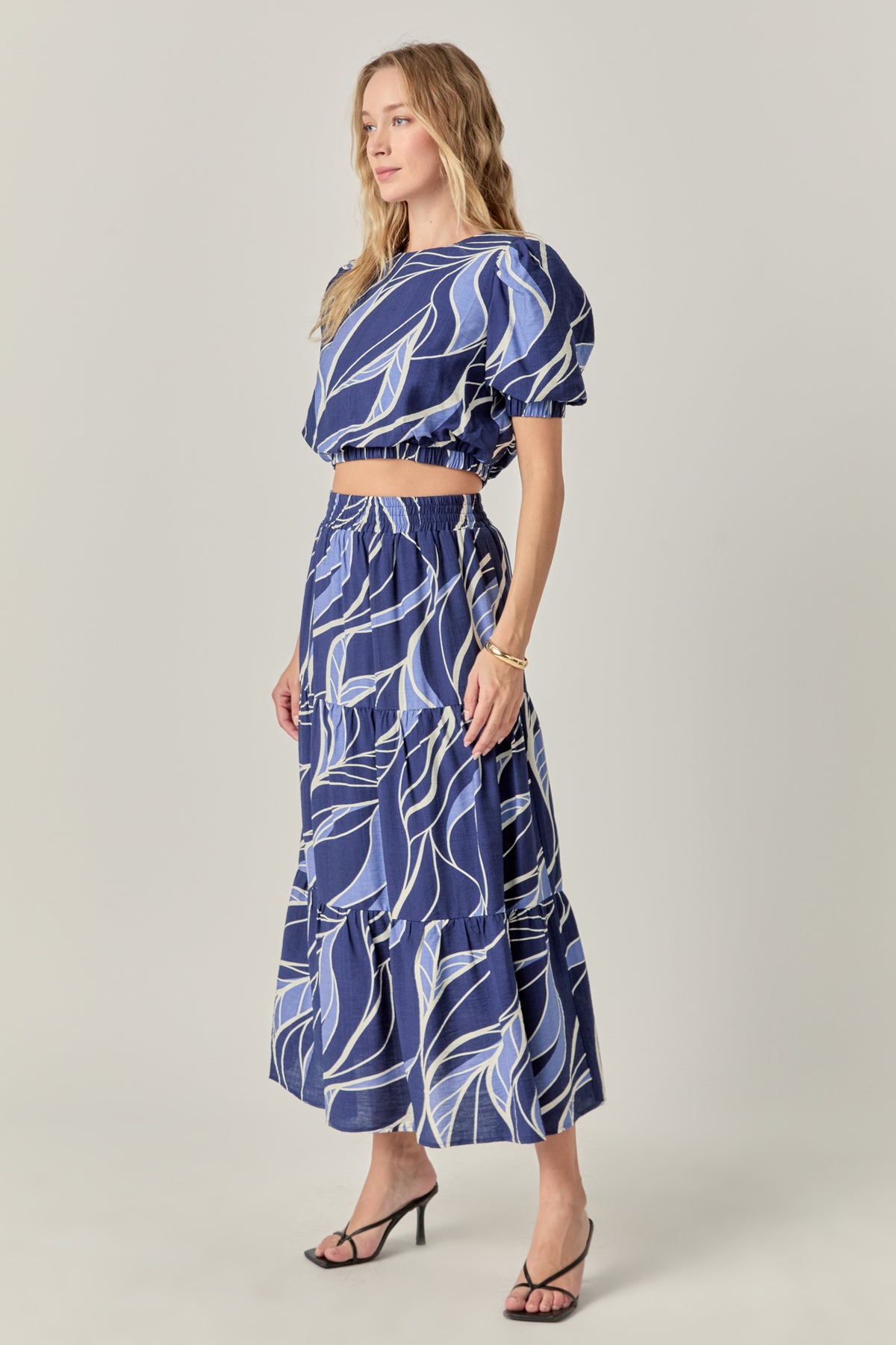 Printed Maxi Skirt