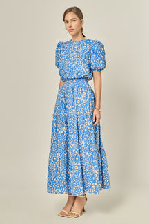 ENGLISH FACTORY - Printed Maxi Skirt - SKIRTS available at Objectrare