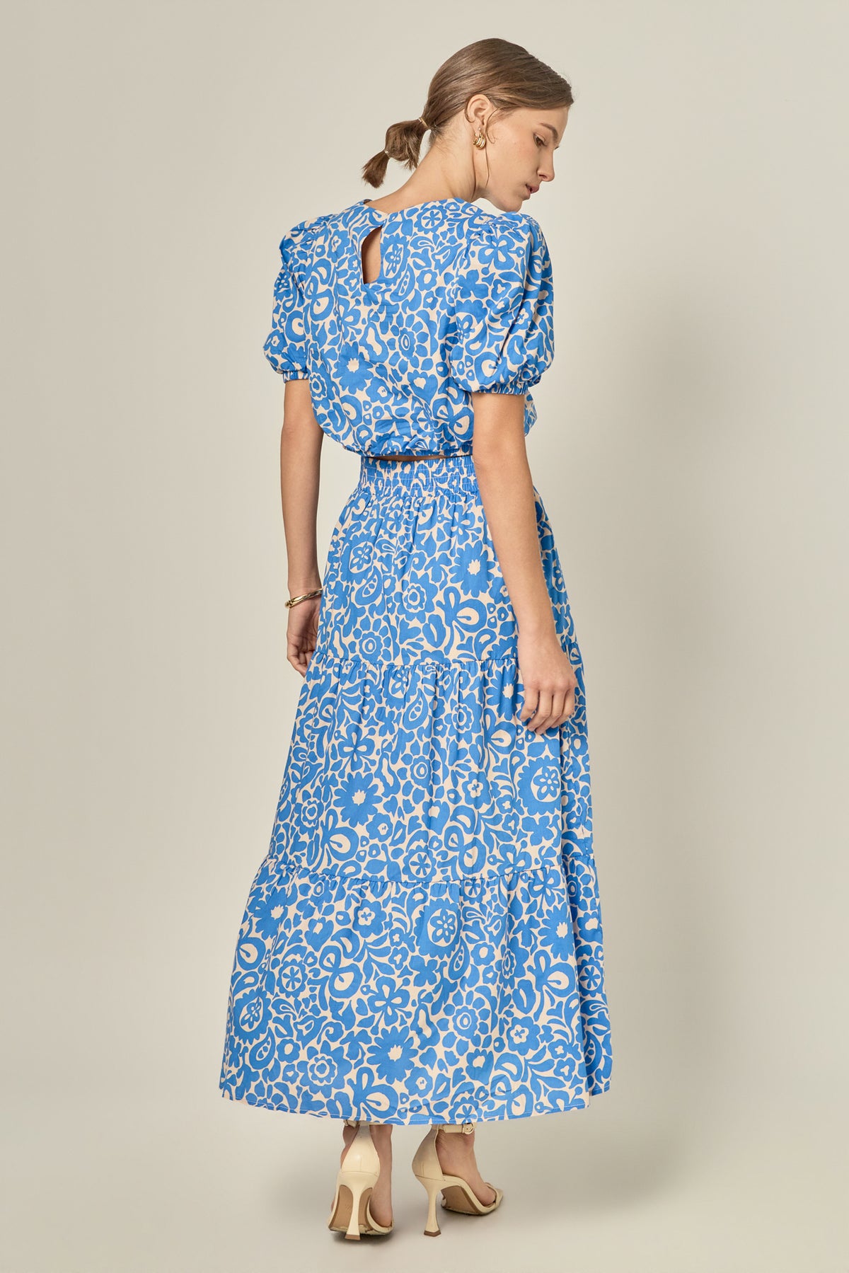 ENGLISH FACTORY - Printed Maxi Skirt - SKIRTS available at Objectrare