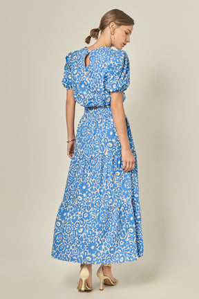 ENGLISH FACTORY - Printed Maxi Skirt - SKIRTS available at Objectrare