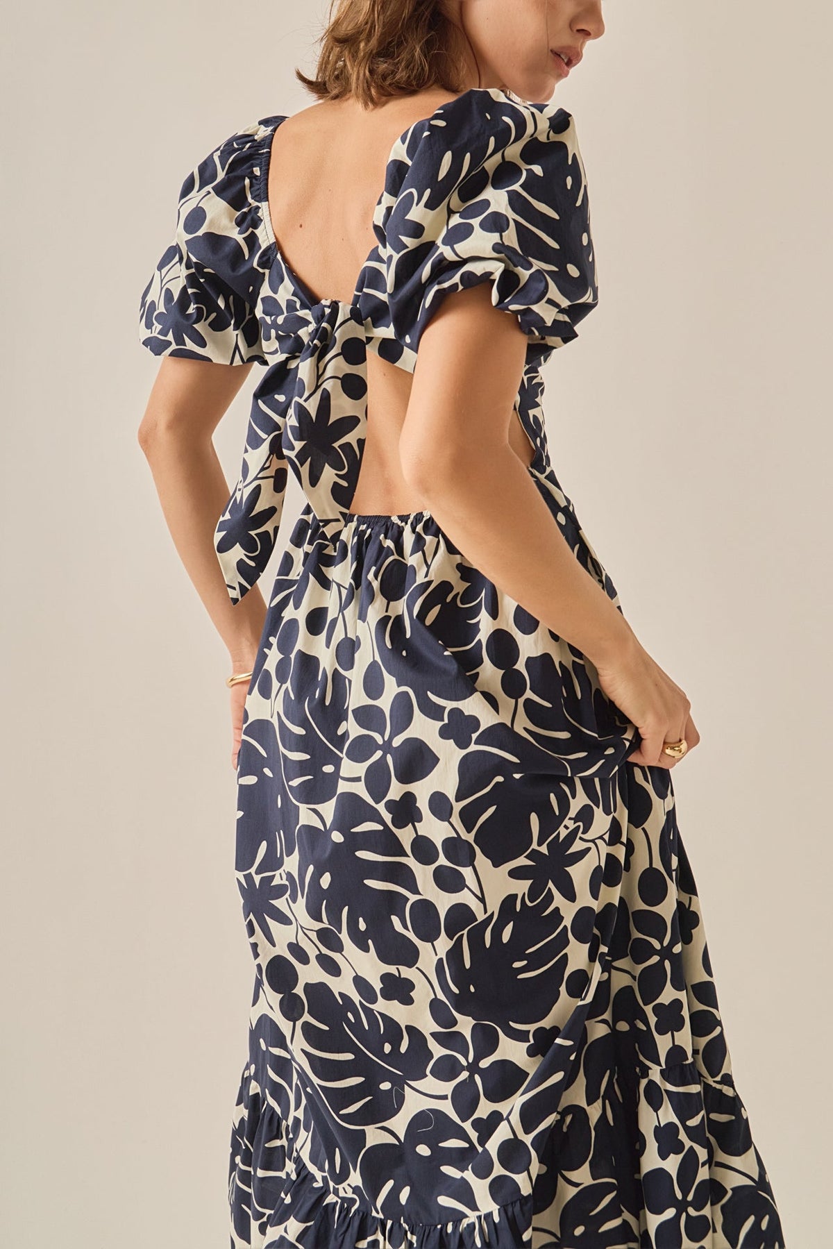 Noir Flora Dress