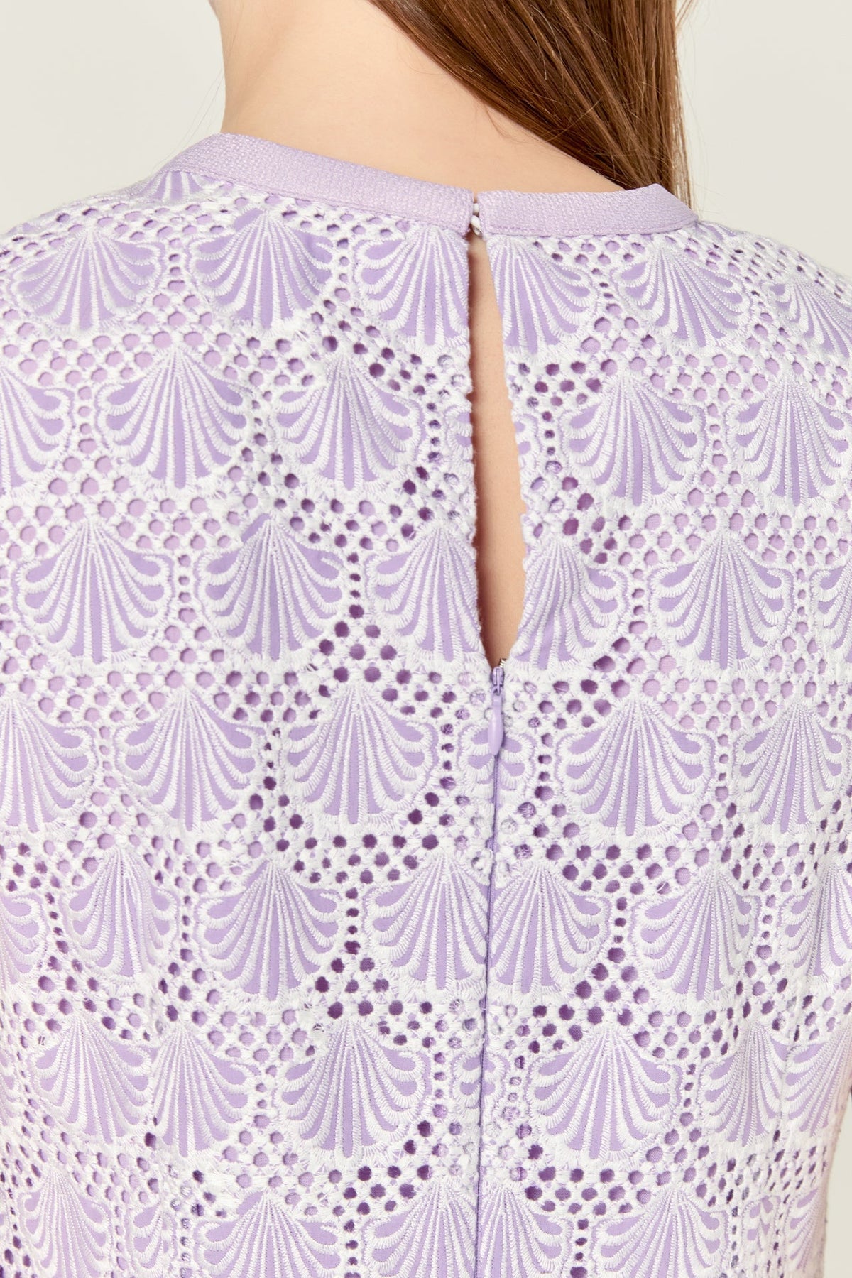 Marina Crochet Lace Mini Dress