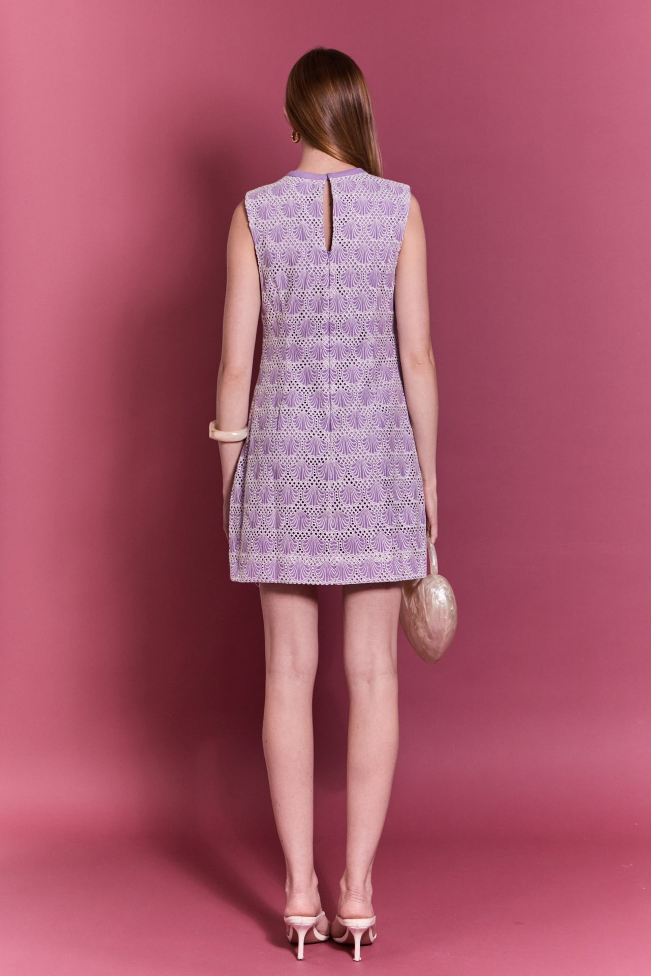 ENGLISH FACTORY - Marina Crochet Lace Mini Dress - DRESSES available at Objectrare