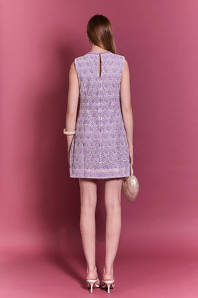 ENGLISH FACTORY - Marina Crochet Lace Mini Dress - DRESSES available at Objectrare