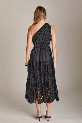 ENGLISH FACTORY - The Lila Laser Cut Dress - DRESSES available at Objectrare