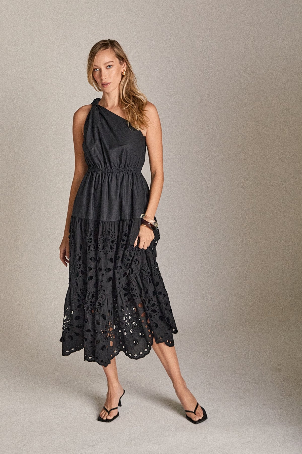 ENGLISH FACTORY - The Lila Laser Cut Dress - DRESSES available at Objectrare