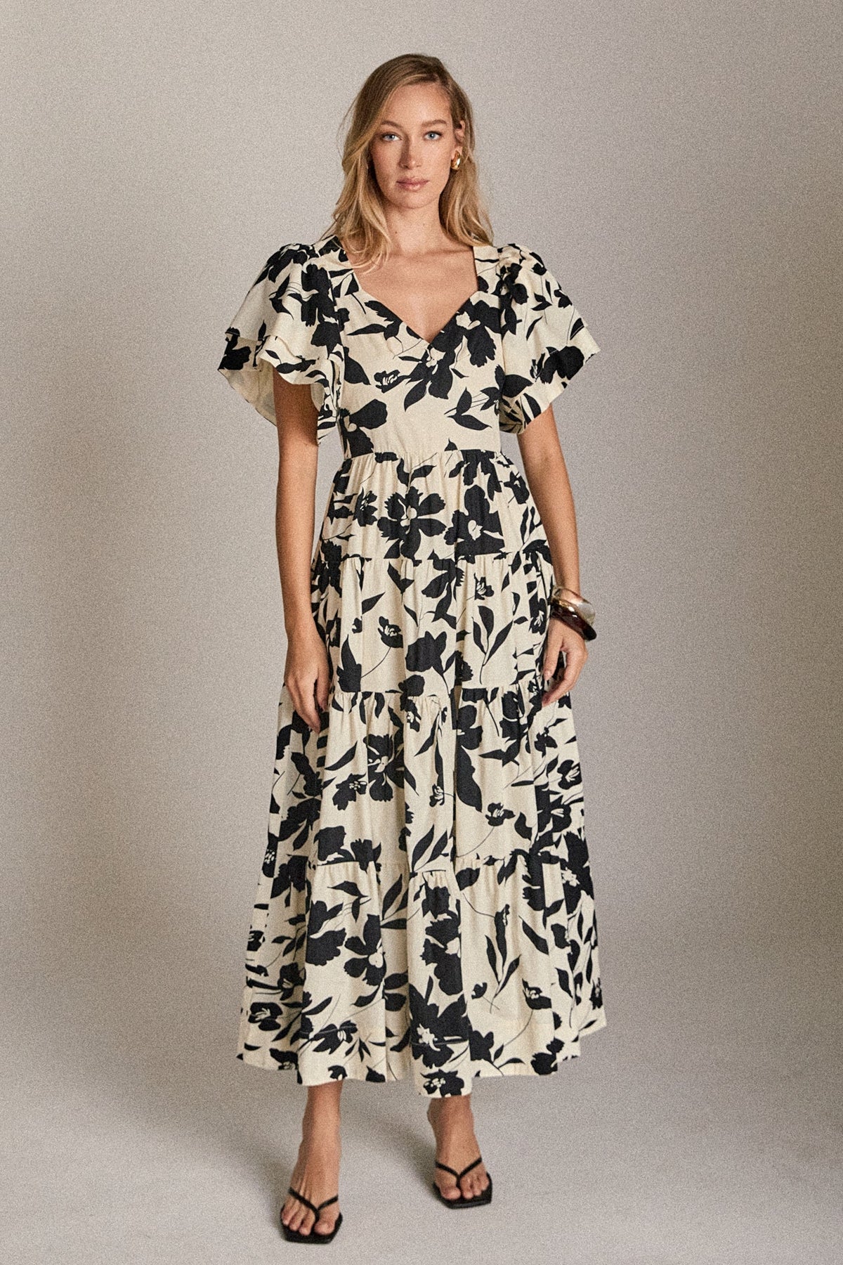 In Bloom Puff Sleeve Dress