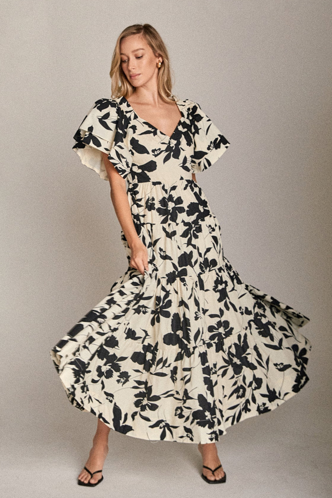 In Bloom Puff Sleeve Dress