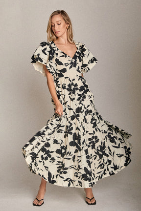 In Bloom Puff Sleeve Dress